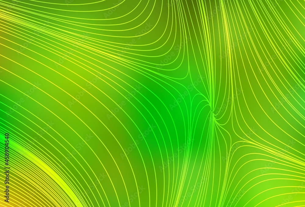 Light Green, Yellow vector layout with flat lines. Light Green, Yellow vector layout with flat lines.