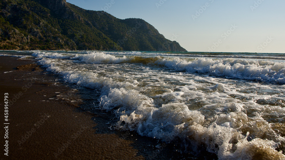 Spawning place of loggerhead turtles; Iztuzu beach. It is known for its blue crab and golden sands. Next to the Dalyan delta. Spawning place of loggerhead turtles; Iztuzu beach. It is known for its blue crab and golden sands. Next to the Dalyan delta.