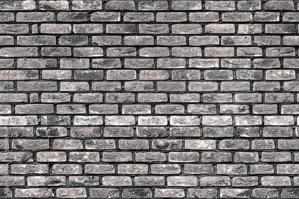 seamless black and white brick wall texture. seamless wall texture background. brickwall brickwork