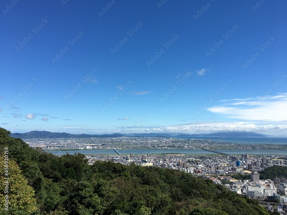 眉山からの眺め、徳島