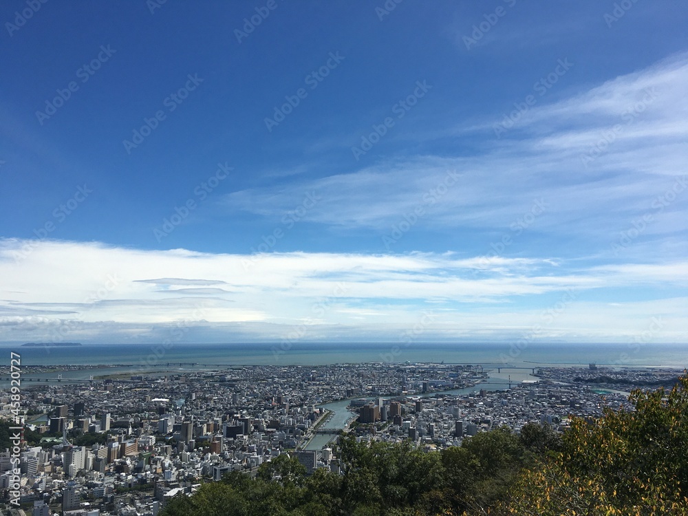 眉山からの眺め、徳島