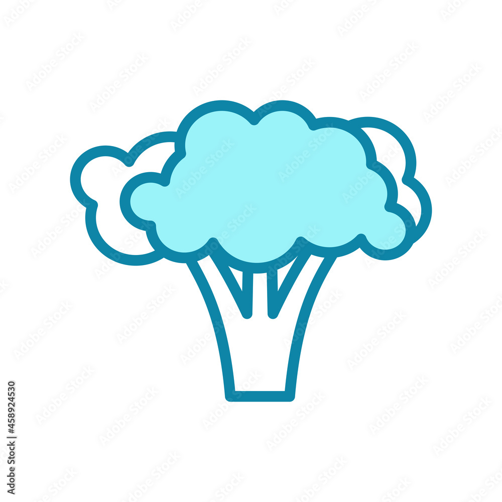 broccoli - vegetables icon vector design template broccoli - vegetables icon vector design template