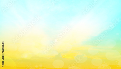 Summer Holiday Concept  Abstract Blurred Light Beach with Autumn Sky Sky Background