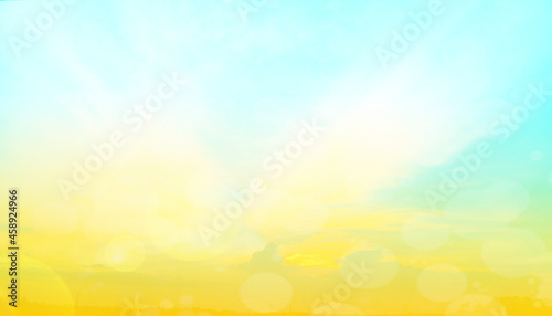 Summer Holiday Concept: Abstract Blurred Light Beach with Autumn Sky Sky Background