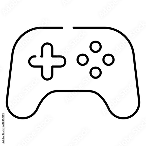 A linear design, icon of gamepad