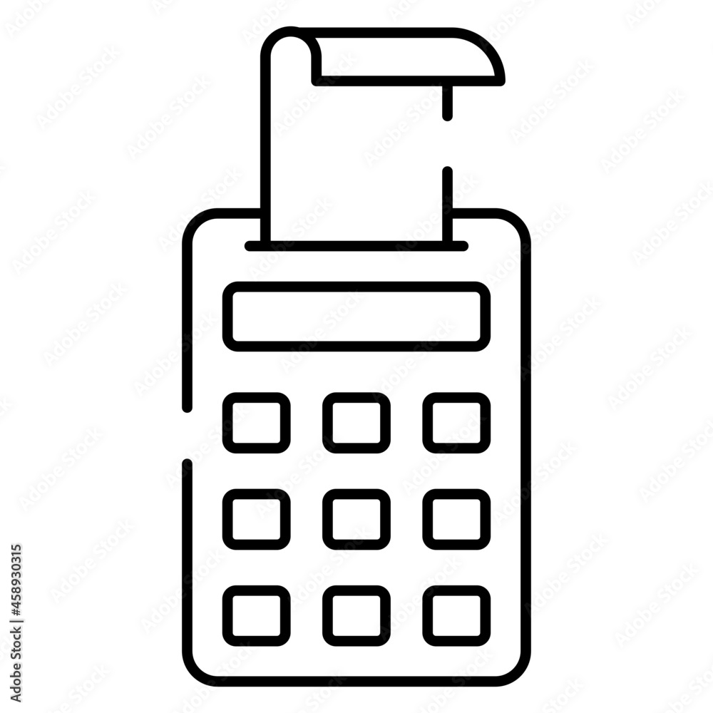 A premium download icon of point of sale A premium download icon of point of sale