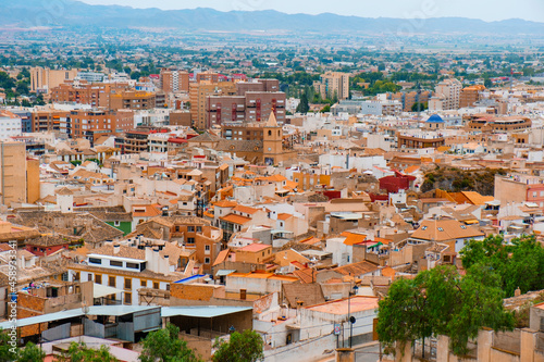 aerial view of Lorca, in Spain