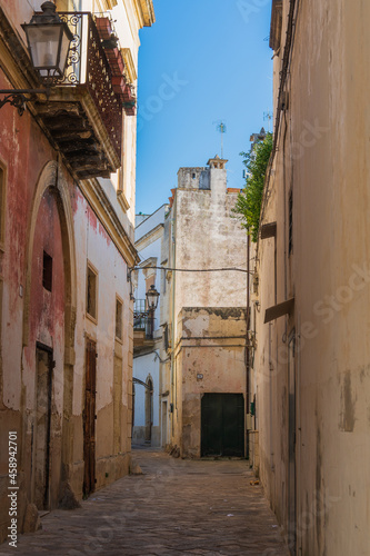 Fototapeta Naklejka Na Ścianę i Meble -  Galatina, Lecce, Puglia, Italy - August 19, 2021: views and glimpses of the historic center 