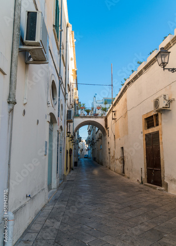 Galatina, Lecce, Puglia, Italy - August 19, 2021: views and glimpses of the historic center  © Biba