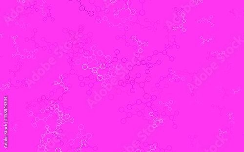 Light Pink vector template with artificial intelligence structure.