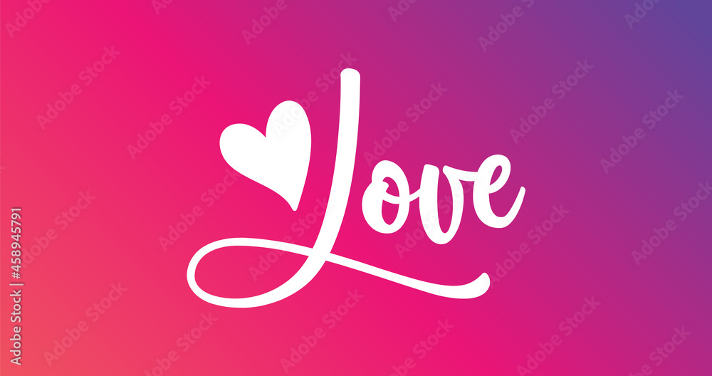 Smooth and bold handwritten English word Love title design using dual size stroke lines Smooth and bold handwritten English word Love title design using dual size stroke lines