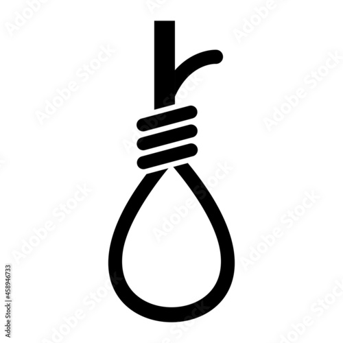 Vector Gallows Glyph Icon Design