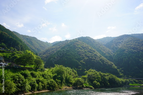 Shimanto River Valley in Kochi, Shikoku, Japan - 日本 四国 高知 四万十川 