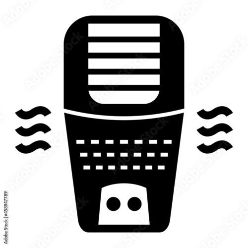 Vector Air Purifier Glyph Icon Design