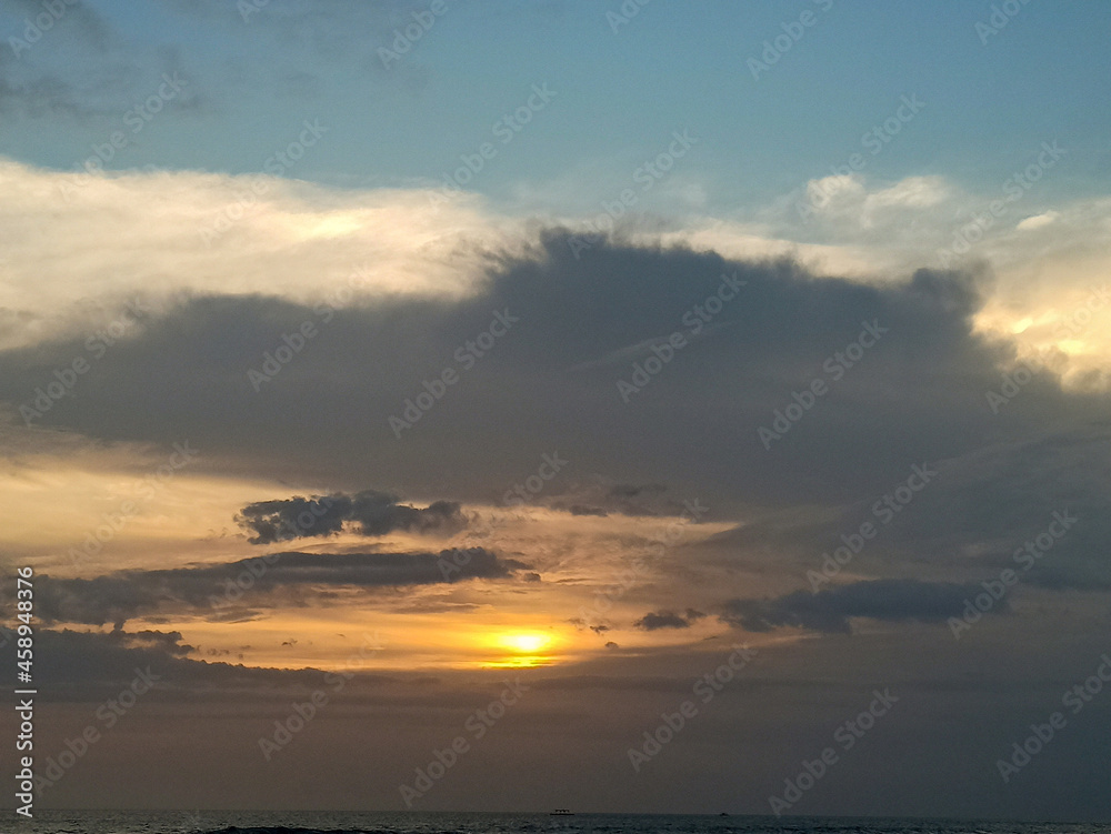 Clouds at the sea