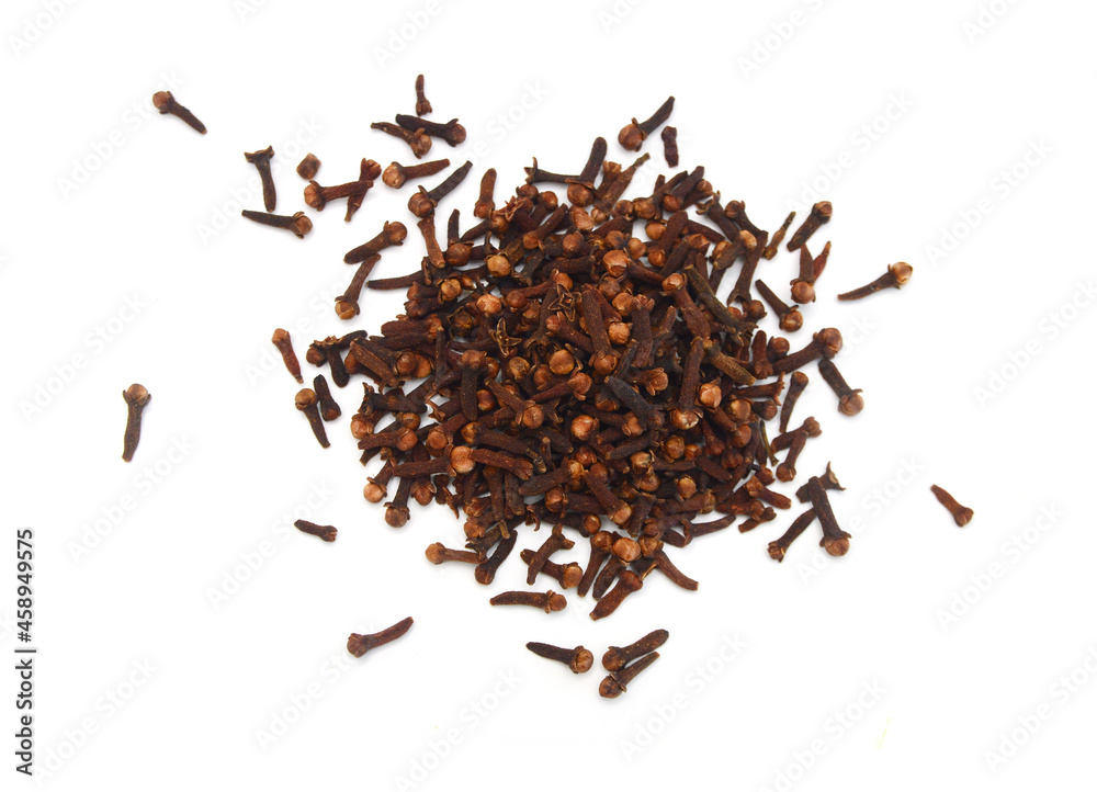 Fototapeta premium Spice cloves on white background