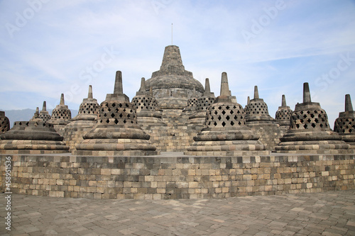 Stupas of Borobudur, Java, Indonesia
