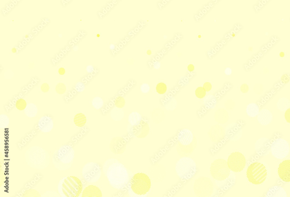 Light Green, Yellow vector background with spots. Light Green, Yellow vector background with spots.