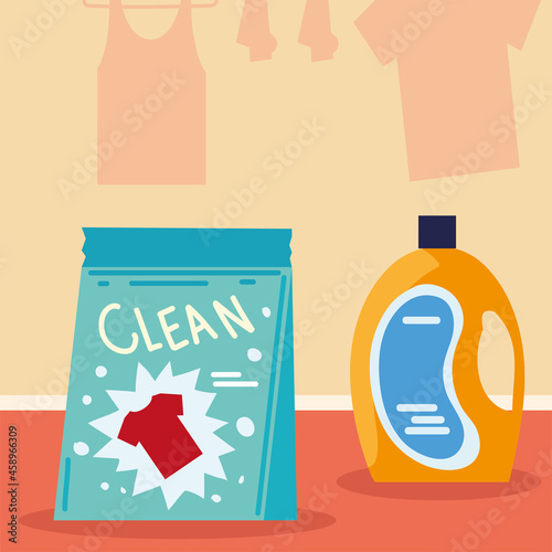 soap and laundry softener