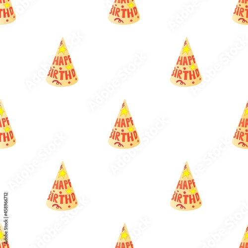 Cap pattern seamless background texture repeat wallpaper geometric vector