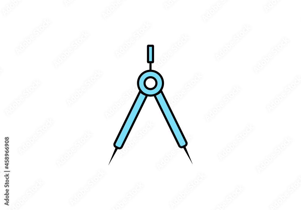 Line And Fill Geometry Compass Design In Vector Line And Fill Geometry Compass Design In Vector