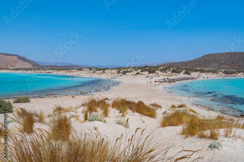 The famous Simos beach at Elafonisos island, Greece