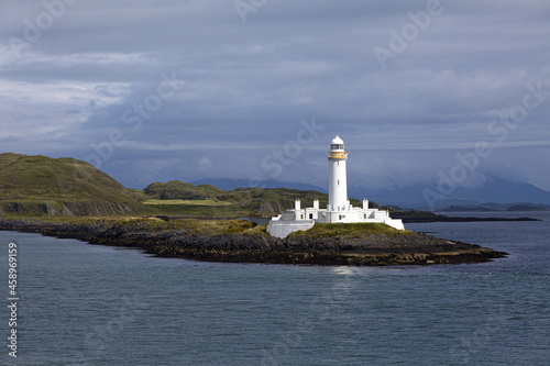 Eilean Musdile lighthouse on Lismore in the Inner Hebrides, Argyll and Bute, Scotland, UK photo