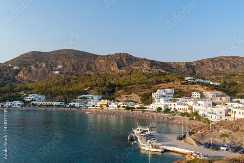 Fototapeta Naklejka Na Ścianę i Meble -  Kapsali village and beach, Kythera island, Greece