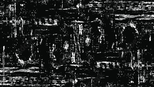 Rough black and white texture vector. Distressed overlay texture. Grunge background. Abstract textured effect. Vector Illustration. Black isolated on white background. EPS10