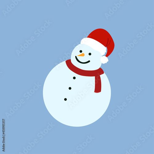 snowman icon, mister snow, vector illustration © АНДРЕЙ Морозюк