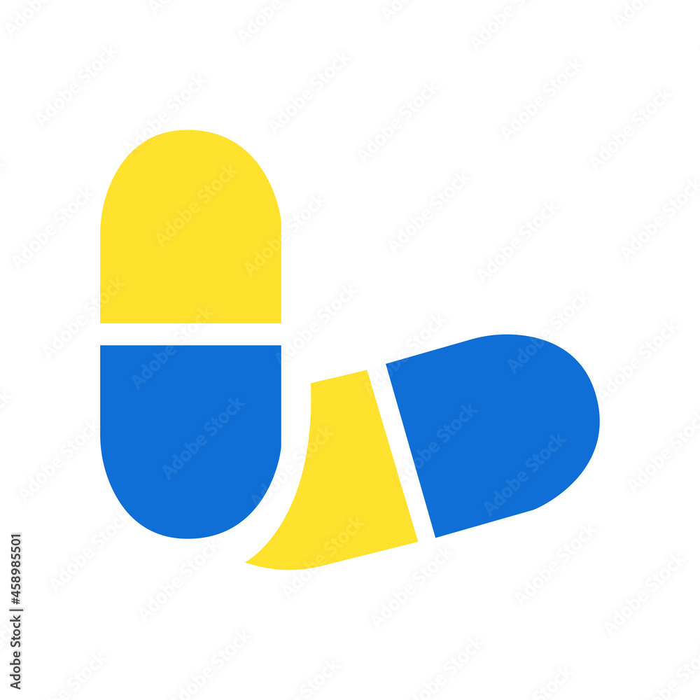 pill icon on a white background pill icon on a white background