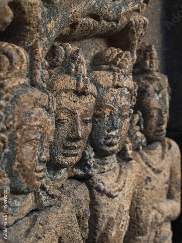 Borobudur temple reliefs detail
