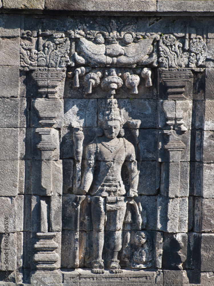 Stone carvings from the Prambanan temples