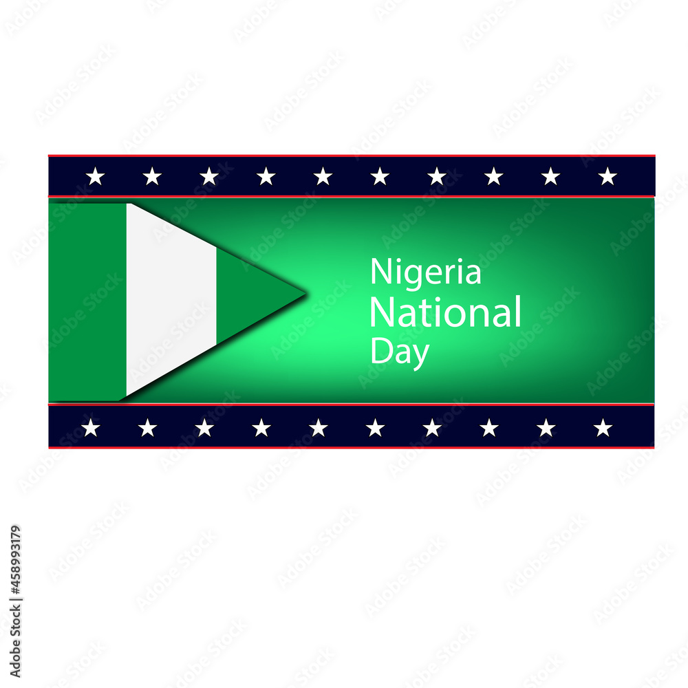 Fototapeta premium Nigeria independence day