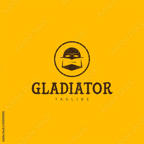 Gladiator. Logo template.