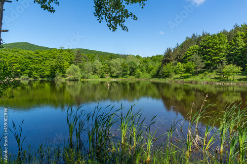 Landscape of Sua Gabra Lakes at Lozenska Mountain, Bulgaria