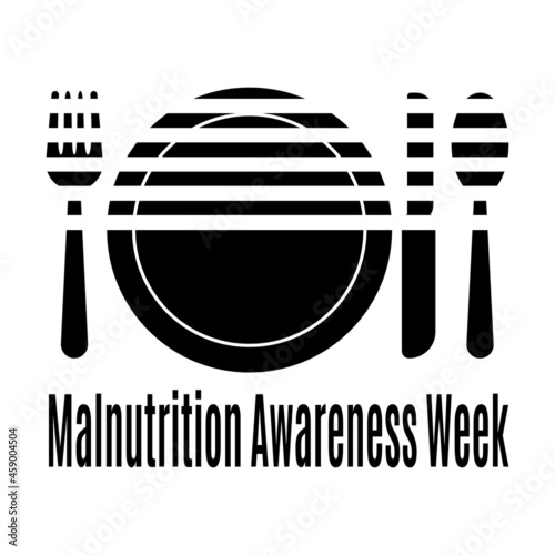 Malnutrition Awareness Week, idea for poster, banner or flyer