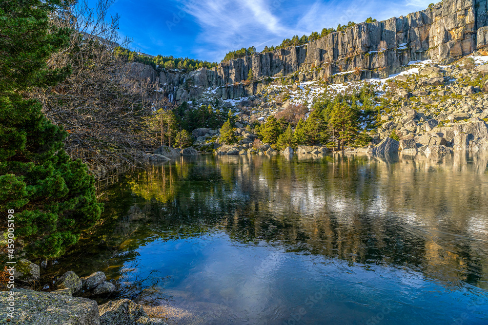 lake in the mountains