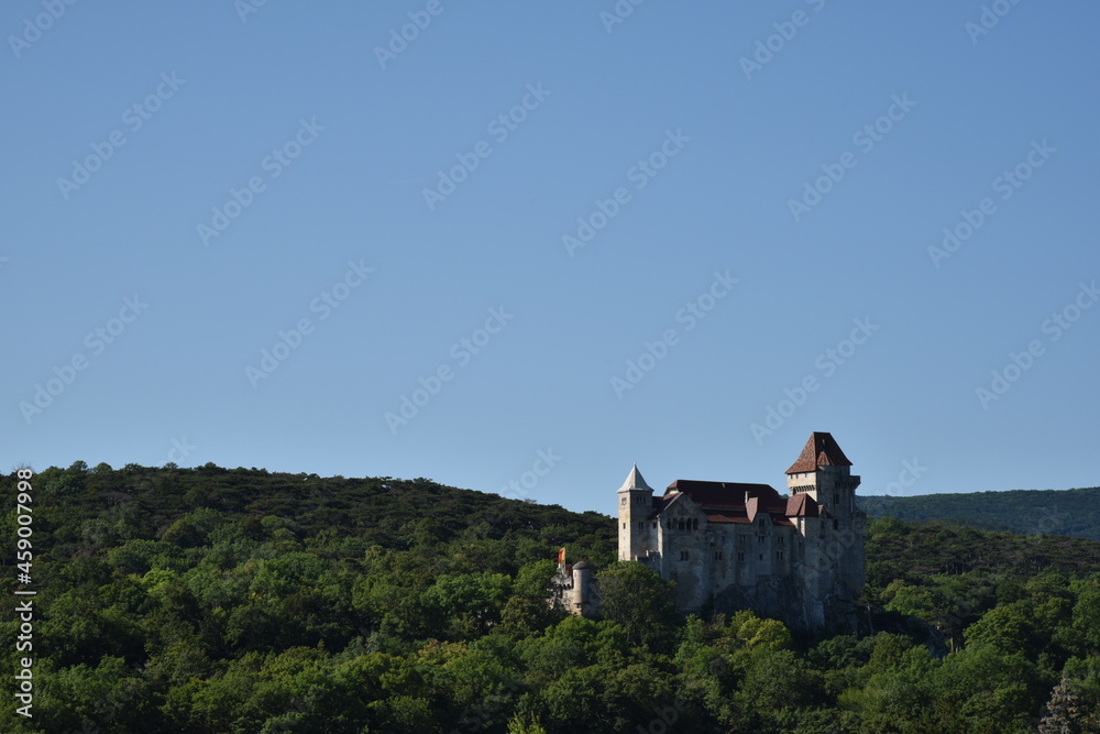 Burg Liechtenstein vom Rauchkogel,  Maria Enzersdorf Österreich, 29.07.2021