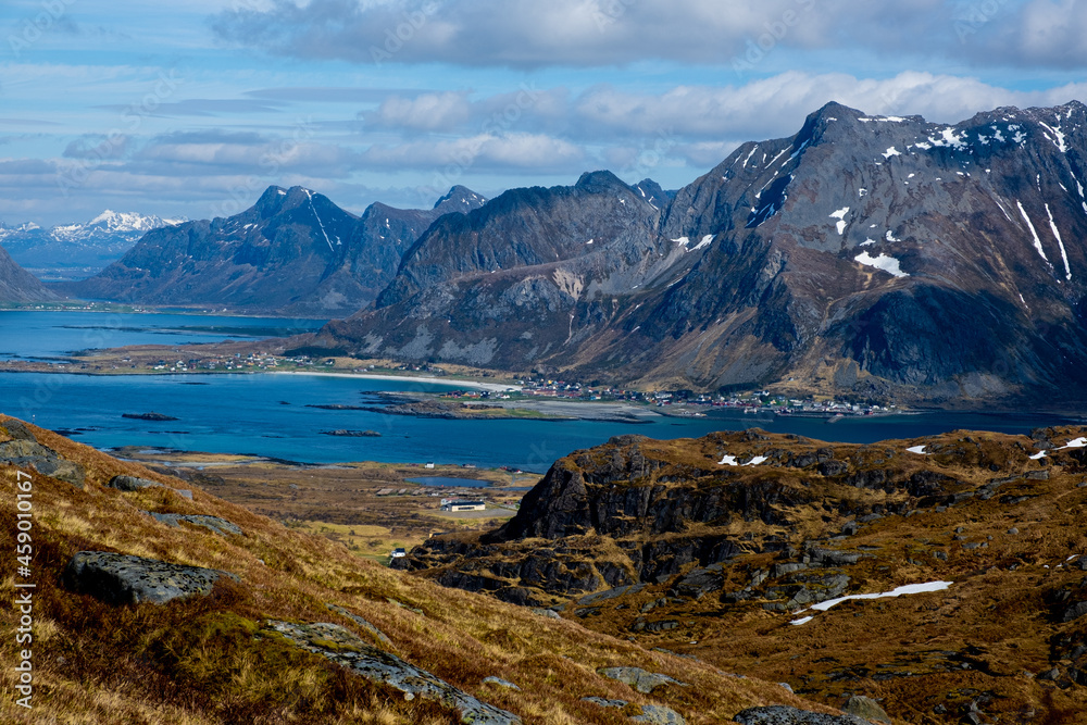 Lofoten islands Norway beautiful mountains