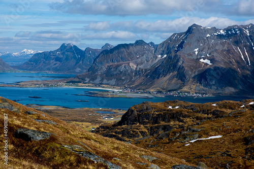 Lofoten islands Norway beautiful mountains