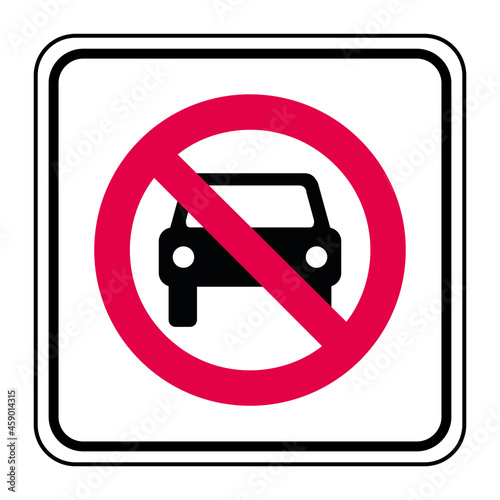 Logo interdiction de stationner.