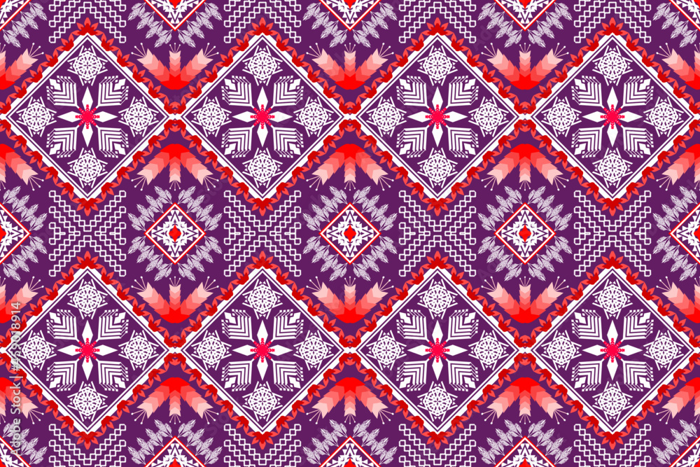 Geometric ethnic oriental seamless pattern art traditional Design for background,carpet,wallpaper,clothing,wrapping,Batik,fabric,Vector illustration.embroidery style. Geometric ethnic oriental seamless pattern art traditional Design for background,carpet,wallpaper,clothing,wrapping,Batik,fabric,Vector illustration.embroidery style.