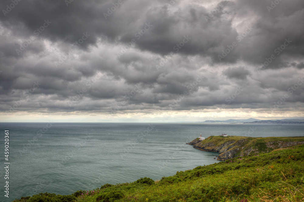 Cloudy Howth Cliffs