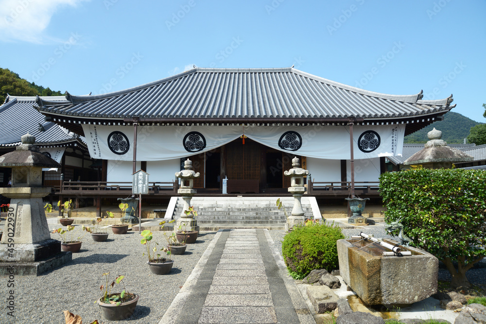 Naklejka premium 当麻寺 奥院 御影堂 奈良県葛城市