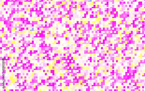 Light Pink, Yellow vector template with rhombus.