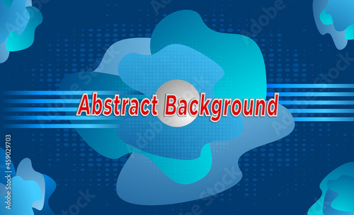 Abstract modern graphic element. Dynamical colored forms and waves. Gradient abstract banner with flowing liquid shapes. Template for the design of a website landing page or background.