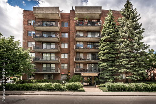 Beautiful renovated and staged with nice furniture condominium in Montreal, Westmount, Canada