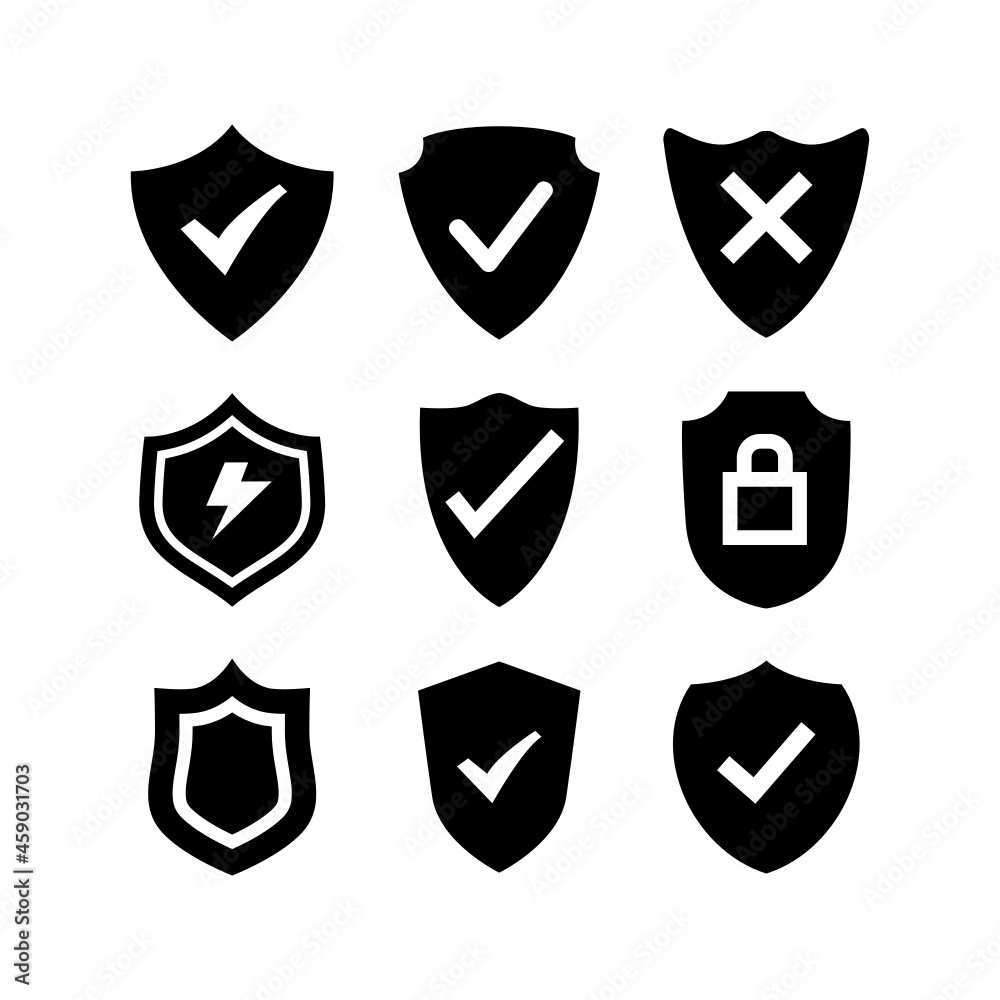 protected set icon on white background