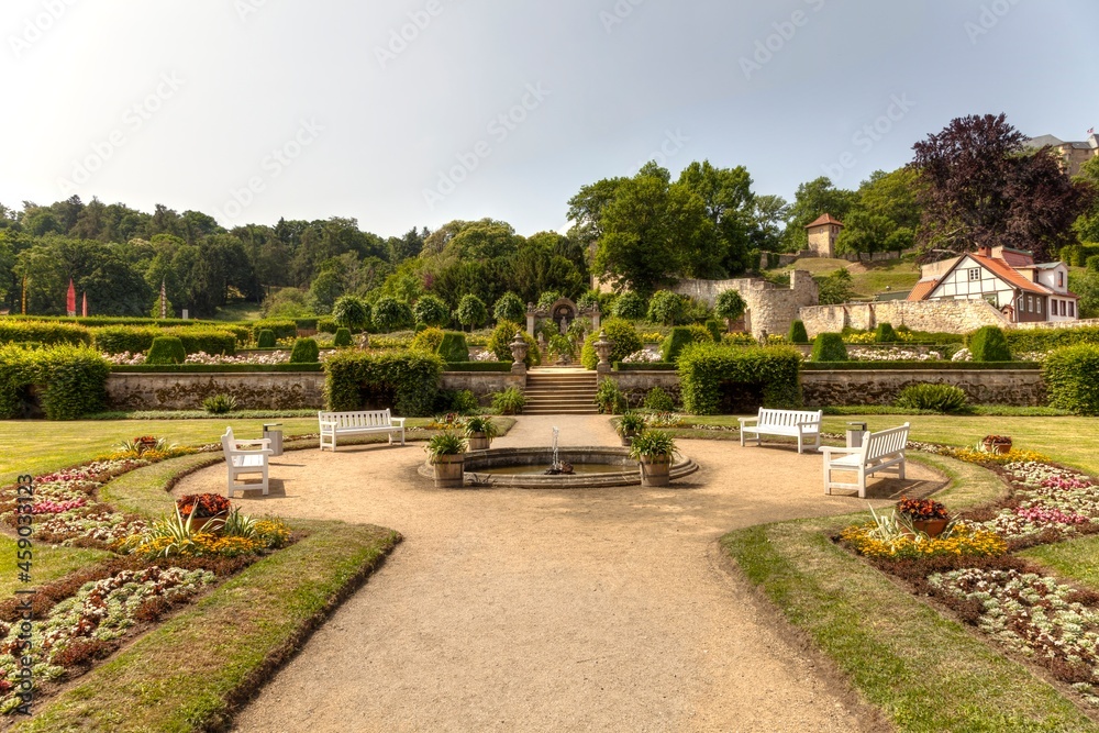 Garden of Castle Blankenburg (Schloss Blankenburg), Saxony-Anhalt